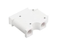 UDmrxvsFP Gancio in ABS Bianco per Barca Regolatore Universale per paraurti Marino Binario per Barca e Clip per tacchette Linea di connessione a sgancio rapido Accessori marini