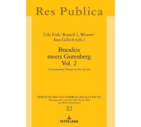 Udo Fink Brandeis meets Gutenberg Vol. 2 (Copertina rigida)