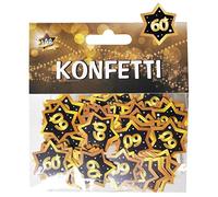 Udo Schmidt GmbH & Co Coriandoli - 14 g - nero/oro - Numero: 60, Multicolore, 13015