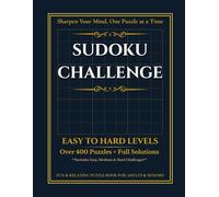 udoku Brain Boost: Over 400 Easy to Hard Puzzles with Full Solutions for Adults & Seniors: A Large Print Sudoku Book for Relaxation, Mental Training & ... Puzzles with Full Solutions for Every Puzzle