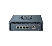 UDPTCP Micro firewall, 4 porte LAN i226-V 2.5Gbe, mini PC senza ventola Intel Core i3-1215U SIX Core, 2* DDR4 1* M.2 Supporto AES-NI Barebone Router PC VPN, HDMI DP USB3.0 NO RAM NO SSD