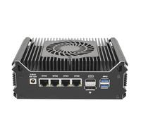 UDPTCP Mini PC N150 con 4 * 2.5Gbe LAN, DDR4 1* M.2,2 SATA3.0, NO RAM NO | Micro Firewall Appliance/Desktop Computer Support AES-NI Barebone Router PC VPN/triplo display/WiFi/5G/i226V scheda di rete