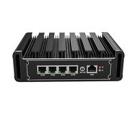 UDPTCP Mini PC senza ventola I3-1115G4 con 4 x i226 2.5G LAN, DDR4 1 M.2, 2 USB3.0, 2 USB2.0, slot per scheda SIM, supporto per computer mini WiFi a doppia banda per business