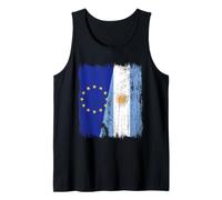 UE Argentina Mezza bandiera Unione europea Radici argentine Canotta