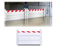 UE-MAOLU Barriera Contro Le Inondazioni L170cm H20/40/60/80/100/120/140cm Stradali Riutilizzabile Protezione Antiallagamento in Alluminio Impermeabile per Metropolitana Uscite e Ingresso(170 * 60cm)