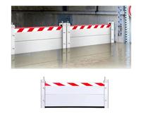 UE-MAOLU Barriera Contro Le Inondazioni L180cm H20/40/60/80/100/120/140cm Stradali Riutilizzabile Protezione Antiallagamento in Alluminio Impermeabile per Metropolitana Uscite e Ingresso(180 * 40cm)