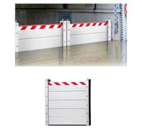 UE-MAOLU Barriera Contro Le Inondazioni L183cm H20/40/60/80/100/120/140cm Stradali Riutilizzabile Protezione Antiallagamento in Alluminio Impermeabile per Metropolitana Uscite e Ingresso(183 * 100cm)