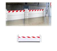 UE-MAOLU Barriera Contro Le Inondazioni L184cm H20/40/60/80/100/120/140cm Stradali Riutilizzabile Protezione Antiallagamento in Alluminio Impermeabile per Metropolitana Uscite e Ingresso(184 * 20cm)
