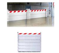 UE-MAOLU Barriera Contro Le Inondazioni L184cm H20/40/60/80/100/120/140cm Stradali Riutilizzabile Protezione Antiallagamento in Alluminio Impermeabile per Metropolitana Uscite e Ingresso(184 * 120cm)