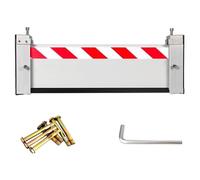 UE-MAOLU Kit Soglia Barriera Antiallagamento L76cm H20/40/60/80/100/120/140cm in Alluminio Rimovibile Riutilizzabile per Casa Garage Metropolitana Porta D'ingresso Semplice(76 * 20cm)
