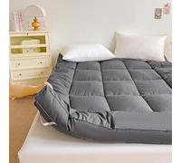 UE-MAOLU Materasso Giapponese Da Pavimento, Materassino Da Letto Futon Spesso E Pieno, Tappetino Tatami Arrotolabile, Traspiranti, Morbidi E Soffici, Per Gli Ospiti, Letto Matrimoniale, Matrimoniale
