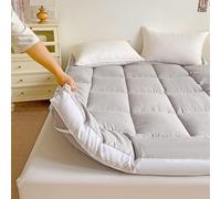 UE-MAOLU Materasso Giapponese Da Pavimento, Materassino Da Letto Futon Spesso E Pieno, Tappetino Tatami Arrotolabile, Traspiranti, Morbidi E Soffici, Per Gli Ospiti, Letto Matrimoniale, Matrimoniale