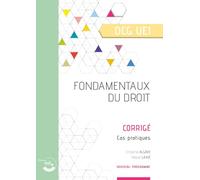 UE1- Fondamentaux du Droit - Corrigé: 2026