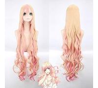Uearlid 2022 Cos Wig Parrucca for Perfetto for Le Feste di Tutti i Giorni Cos Parrucca Macross Xuelu Aoi Akira Kojima Haruna Capelli Ricci Lunghi 120 cm