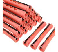 UEAVOID 24 Pezzi Bigodini di Spugna, Morbidi Spugna Design con Fibbia Bigodini, Rulli per Capelli, Donne Ragazze, (1.3 cm) (Rosa)