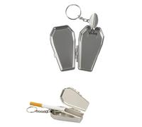 UEAVOID Posacenere Portatile Tascabile 1 Pezzo, Esclusivo Design a Sarcofago, Antiodore e Sigillato con Coperchio per Viaggi, Auto, Campeggio, Idea Regalo Originale