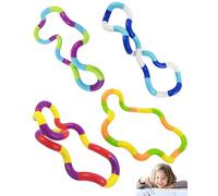 UEAVOID Tangle Fidget Toy, 4 Pezzi (4 Stili Diversi), Giocattoli Antistress per Sollievo Stress, Riduzione Ansia, Migliora Concentrazione, Bambini e Adulti ADHD Autismo