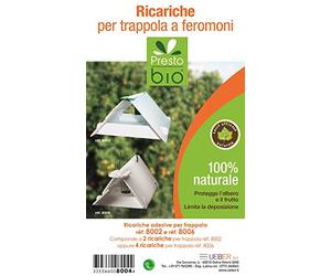 UEBER 2 RICARICHE ADESIVE per Trappola Universale A FEROMONI Presto BIO