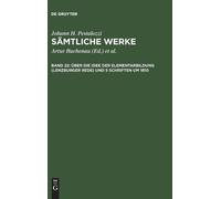 Über Die Idee Der Elementarbildung (Lenzburger Rede) Und 5 Sc (Copertina rigida)