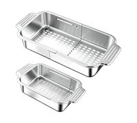 Über Spüle Seiher - Lebensmittelsiebe | Teleskopischer Filter-Durchschlag - Spülbecken-Sieb Lebensmittelfänger | Per Und, Utensili, Kochgeschirr, Küche, Zuhause, Wohnung, Ristorante