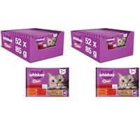 UEBER SRL WHISKAS Duo Mix Gustoso 4x85gr 443159 (Confezione da 2)