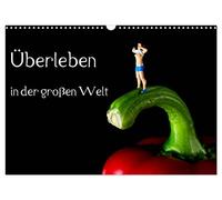 Überleben in der großen Welt - HO Figuren (Wandkalender 2026 DIN A3 quer), CALVENDO Monatskalender: Kleine Figuren erleben die große Welt