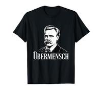 Übermensch Friedrich Nietzsche Philosophy Fan Super Human Maglietta