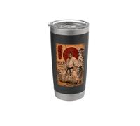 Uechi Ryu Karate Ink Art/calligrafia giapponese Dojo Design Bicchiere termico in acciaio inox doppia parete