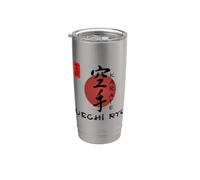 Uechi Ryu Karate per principianti calligrafia giapponese design Bicchiere termico in acciaio inox doppia parete