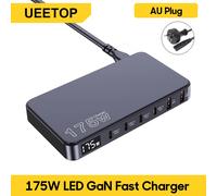 Ueetop Caricatore USB C Gan Da 175 W Display a LED Caricatore Da Tavolo a 6 Port