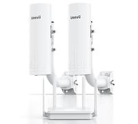UeeVii Kit ponte wireless CPE450 e router WiFi WR3000K, 5,8 G 3 km ponte wireless punto a punto all'aperto per negozio fienile garage edificio kit di rete, ponte WiFi esterno (2 pezzi), plug and play