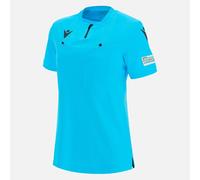 UEFA ARBITRO DONNA CALCIO MACRON - MAGLIA MATCH DAY CELESTE M/C - M21
