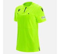 UEFA ARBITRO DONNA CALCIO MACRON - MAGLIA MATCH DAY GIALLO M/C - M21