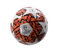 UEFA Champions League Pallone da calcio fantasia, Bianco/Arancione/Nero, 5
