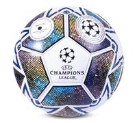 UEFA Champions League - Pallone da calcio, taglia 5, licenza ufficiale, allenamento, partita, merchandising, collezione per bambini e adulti, ottima idea regalo per calcio, bianco/blu/verde