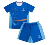 UEFA Champions League - Set da donna per bambini e pantaloncini, taglia 8-9 anni, con licenza ufficiale, UWCL, maglia da calcio per bambini, ottima idea regalo per gli appassionati di calcio