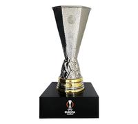 UEFA Europa League Coppa Replica su palo in Acrilico (150 mm), Argento, 15 cm