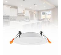 UEGFSIJRF Faretto LED da Incasso ad Alta luminosità, plafoniere UltraSottili da 5 W con Pannello di Illuminazione e Scatola di Giunzione, Senza Flash for Centri Commerciali(White,4500k)