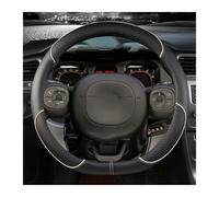 UEGVJIAS Auto Decorazioni Compatibile con Fiat per Panda 2013 2014 2015 2016 2017 2018 2019 2020 2021 2022 Copertura del Volante dell'automobile dell'unità di Elaborazione Accessori Auto(D Beige)