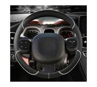 UEGVJIAS Auto Decorazioni Compatibile con Fiat per Panda 2013 2014 2015 2016 2017 2018 2019 2020 2021 2022 Copertura del Volante dell'automobile dell'unità di Elaborazione Accessori Auto(O White)