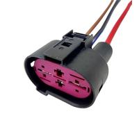UEGVJIAS connettore sensore 0090-646 1J0906234 Connettore sensore di Ossigeno Femmina a 4 Pin Presa Ventola