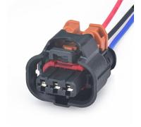 UEGVJIAS connettore sensore 13801763 F872100 Compatibile con Peugeot Connettori Automobilistici A 3 Pin Bobina di Accensione Motore Sensore Temperatura Acqua Cablaggio Spina