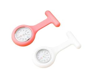 UEKPDM Orologio da taschino per infermieri, facile da trasportare, adatto per assistenza sanitaria, medici, paramedici, 2 pezzi