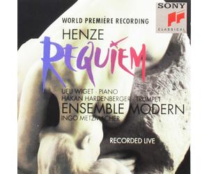 Ueli Wiget Hans Werner Henze: Requiem (CD)