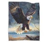 UENDOKRNN Aquila Couvertures 3D Douce Moelleuse Flanelle Canapéet Lit, Plaid Couverture Lit 2 Personnes En Flanelle Douce Et Chaude 60x80inch(150x200cm)