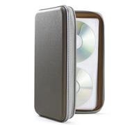 UENTIP Custodia per CD, 96 CD in plastica rigida, custodia protettiva per CD/DVD, per auto, casa, viaggi (oliva)