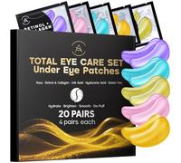 Uep Mix 20P5V Patch Occhi 20 Paia, Varietà, Maschera con Retinolo, 24K