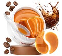 Uep Tub Caffeine Patch Occhi, Maschera con Caffeina, Occhiaie e Borse | Eye Mask per Schiarire e Idratare 30 Paia, Addio Fatiche, Benvenuto Splendore, Idratazione e Effetto Energizzante