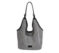 UERSJWYSO Borse Da Spiaggia in Paglia Per Le Donne Casual Classics Tote Bag Tessuta Fatta A Mano Borse A Tracolla Per Le Cave in Rete Estiva,Nero