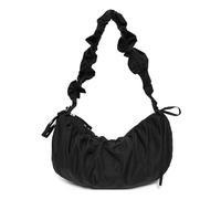 UERSJWYSO Borse Hobo Leggere da Donna Alla Moda con Tracolla Plissettata Casual da Portare Sottobraccio Piccole Tote,Nero